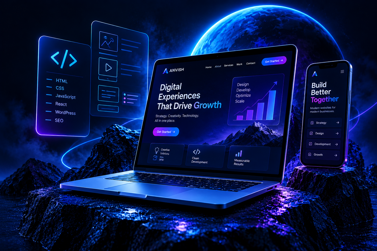Web development project